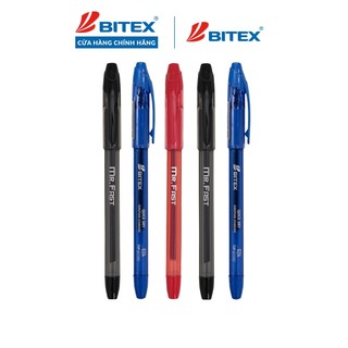 Combo 05 Bút Gel Bitex G24 mực xanh, đỏ, đen