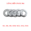 Long Đền Phẳng INOX 304 - Vòng Đệm Tròn M4 M5 M6 M8 M10 M12 M14 - Thép Không Gỉ Sáng Bóng, Chống Ăn Mòn