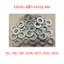 Long Đền Phẳng INOX 304 - Vòng Đệm Tròn M4 M5 M6 M8 M10 M12 M14 - Thép Không Gỉ Sáng Bóng, Chống Ăn Mòn