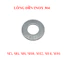 Long Đền Phẳng INOX 304 - Vòng Đệm Tròn M4 M5 M6 M8 M10 M12 M14 - Thép Không Gỉ Sáng Bóng, Chống Ăn Mòn