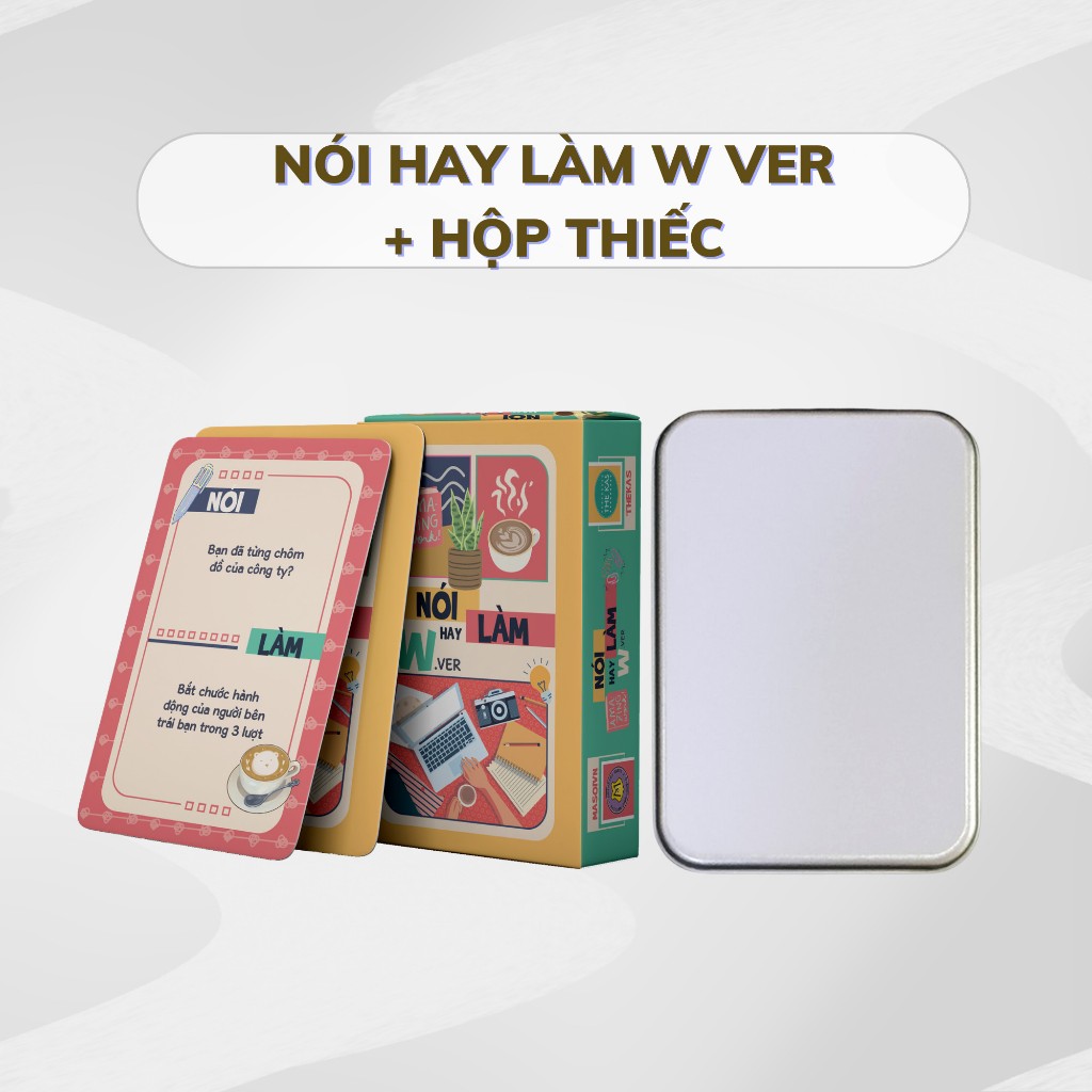 Bộ Bài Nói Hay Làm Công Sở Giấy Cứng Truth Or Dare Nhân Viên Văn Phòng Năng Động
