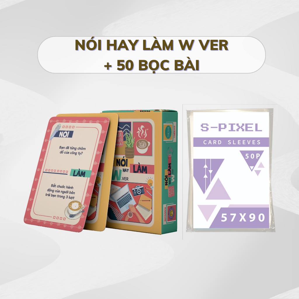 Bộ Bài Nói Hay Làm Công Sở Giấy Cứng Truth Or Dare Nhân Viên Văn Phòng Năng Động
