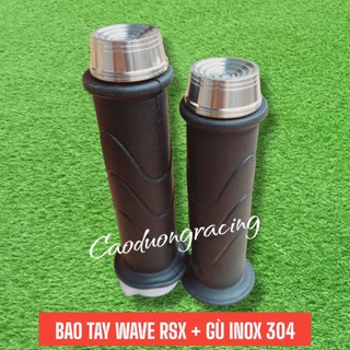 Bao tay wave rsx , wave 110 kem gù inox 304 - caoduongracing