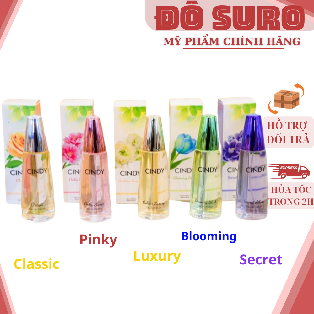 Nước hoa nữ Cindy Classic mùi hương cổ điển mê hoặc 50ml