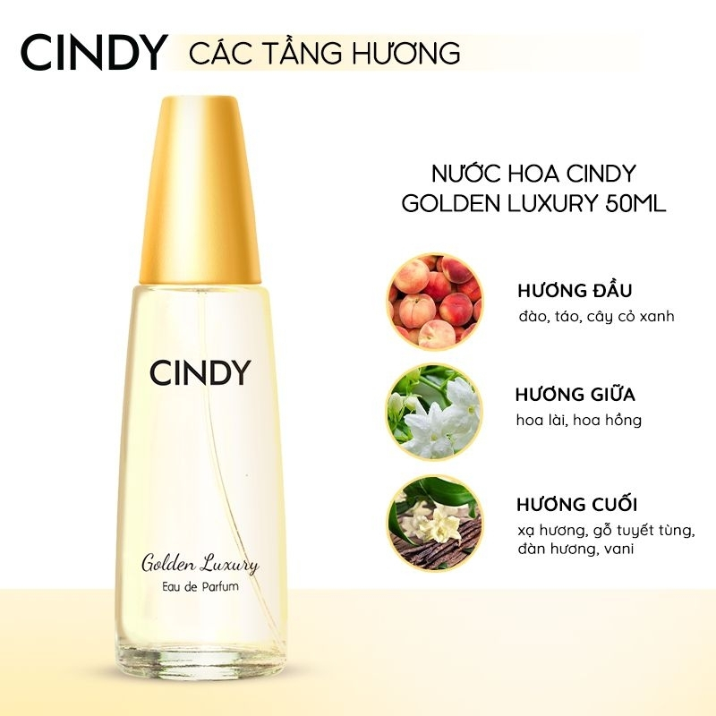 Nước hoa nữ Cindy Classic mùi hương cổ điển mê hoặc 50ml
