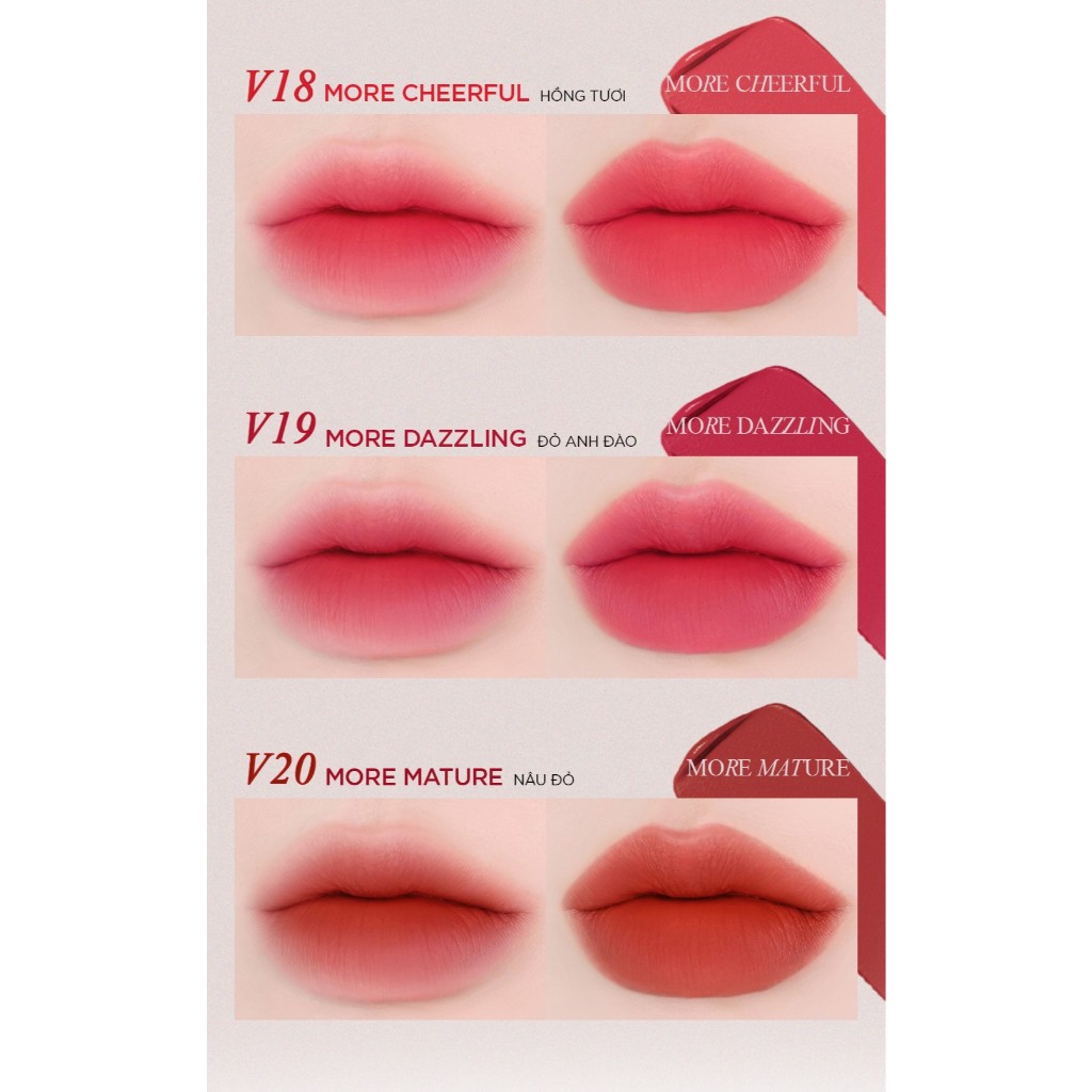 Ảnh Son Kem Lì Thuần Chay Bbia Last Velvet Tint - V Edition - Version 4 (5 màu) 5g 4