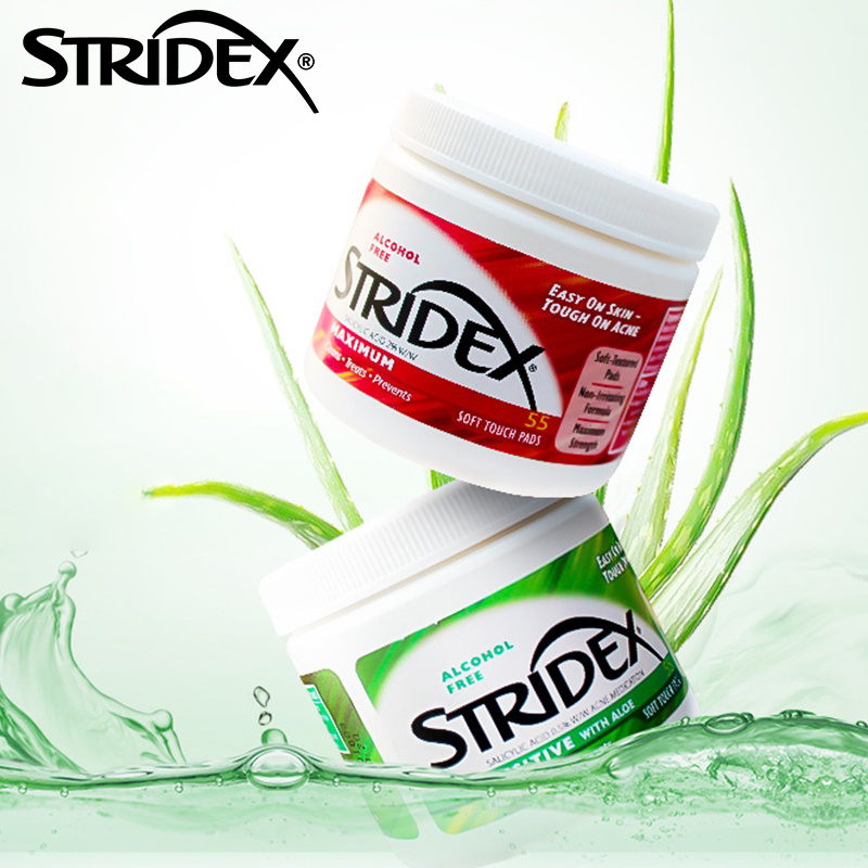 Pad giảm mụn Stridex/Gói Pad Mụn Salicylic Acid 2% Cao Cấp của Stridex ...