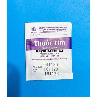 Bột Tím tắm cá sát trùng (1gram)