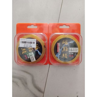 dây cước 52M màu xanh ( dây gân ) có size 0.6 , 1 , 2 , 3 , 4
