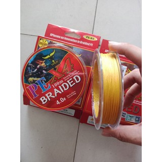 dây dù PE - X4 Braided 100m ( dây siêu bền ) có đủ size