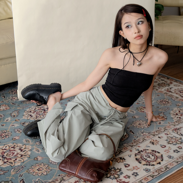 Áo quây vải thun gân NAKED by V - Tube Top Ver.2 | BigBuy360 - bigbuy360.vn