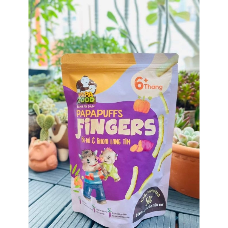Bánh Gạo Papa food 6m+ vị khoai lang/chuối/rong biển | Shopee Việt Nam