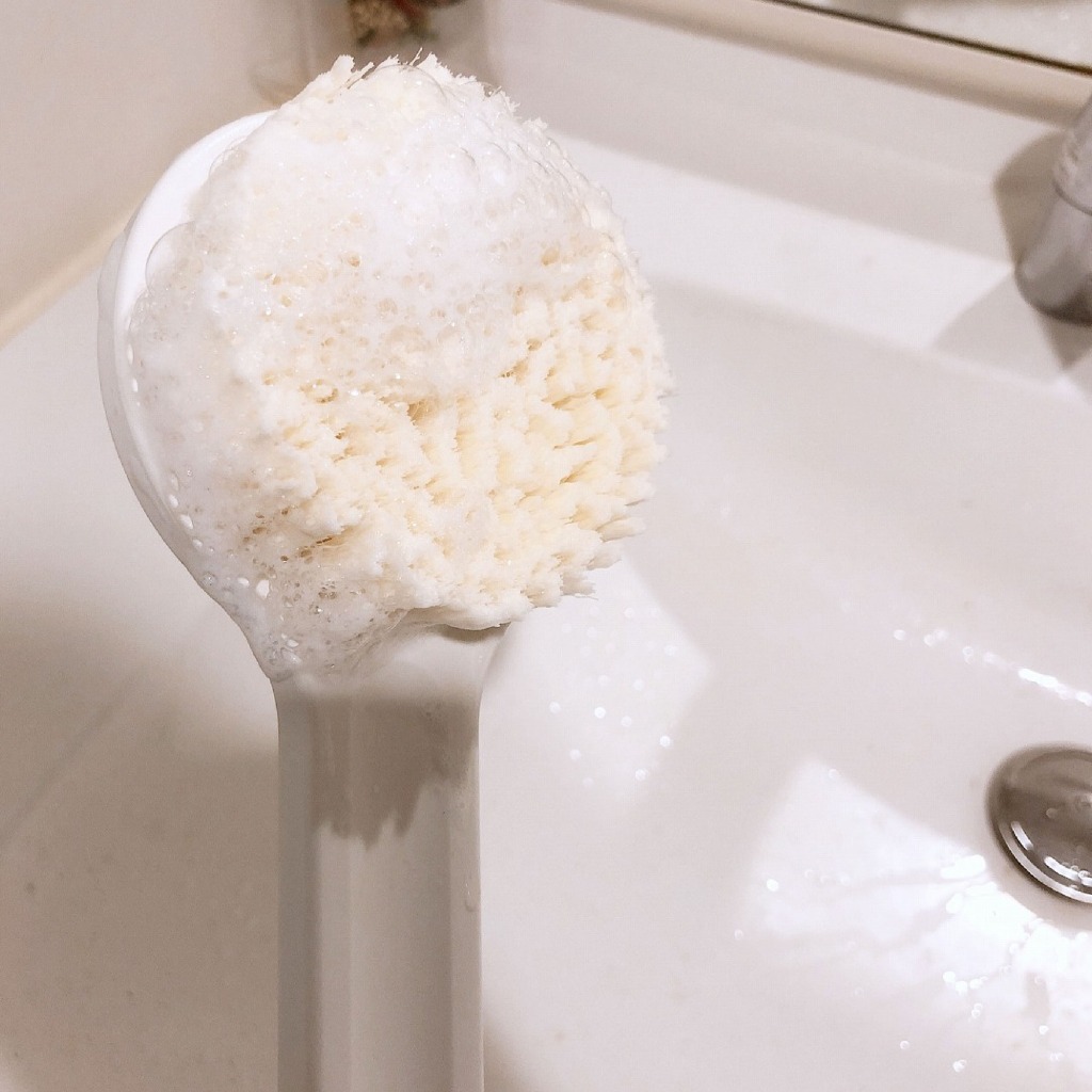 Ảnh Cọ Tắm Sợi Nylon MUJI 2