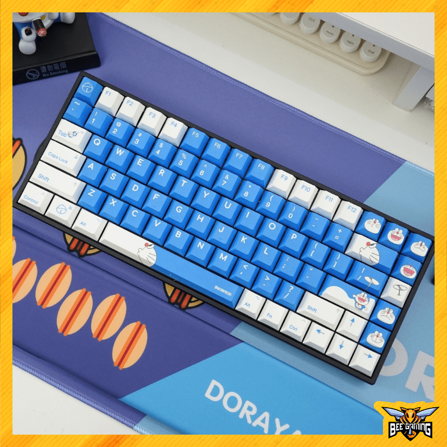 Bộ keycap – Blue Doraemon (Thick PBT / Cherry Profile / 126 nút ...
