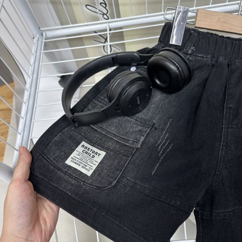 Quần bò trẻ em quần đùi bé trai size từ 20-50kg quần jean bé trai