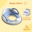 Bệ ngồi bồn cầu cho bé giúp thu nhỏ bồn cầu bé đi vệ sinh tự lập Numbabys chống trơn trượt, chống táo bón, có tay nắm