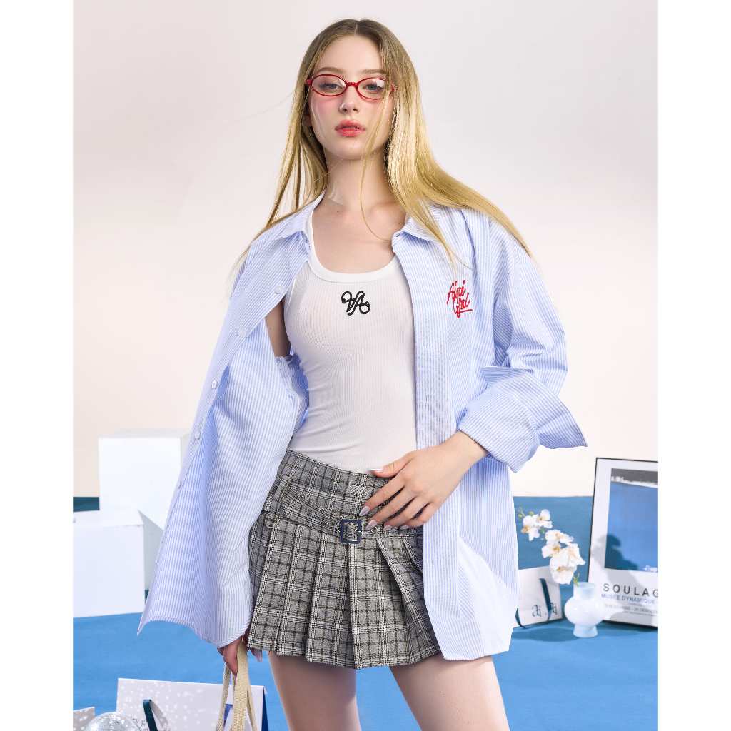 Áo Sơ mi sọc form rộng oxford Mid Season Striped Shirt AIAI OFFICIAL | BigBuy360 - bigbuy360.vn