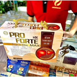 Viên giải độc gan Pro Forte Max giúp tăng cường chức năng gan giảm viêm gan, vàng da, xơ gan, gan nhiễm mỡ, hộp 60 viên
