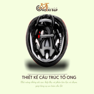 Mũ Bảo Hiểm Xe Đạp Dành Cho Trẻ Em CADENA K7 Siêu Nhẹ Thoáng Khí Thiết Kế Công Thái Học Chống Va Đập Tốt Bền Đẹp Giá Rẻ