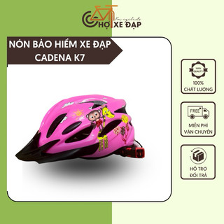 Mũ Bảo Hiểm Xe Đạp Dành Cho Trẻ Em CADENA K7 Siêu Nhẹ Thoáng Khí Thiết Kế Công Thái Học Chống Va Đập Tốt Bền Đẹp Giá Rẻ
