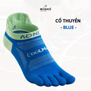 Tất Chạy Bộ Cao Cấp Vớ Xỏ Ngón Coolmax Aonijie Hạn Chế Phồng Rộp Thoáng Khí Chống Chaffing