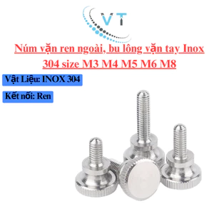 Núm vặn ren hay còn được gọi bu long vặn tay, núm vặn ren ngoài M3 M4 M5 M6 M8