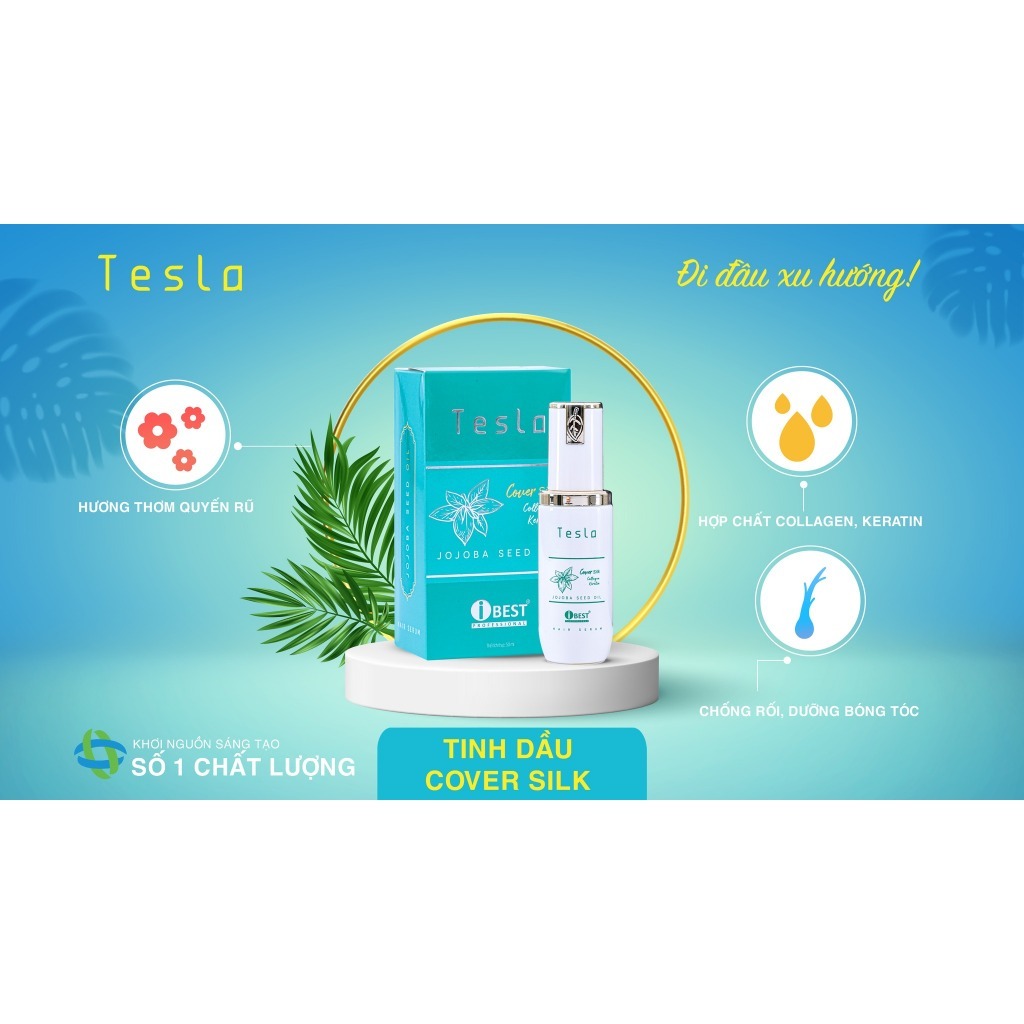 Tinh dầu phục hồi dưỡng tóc Argan Avocado Oil For Shiny&Healthy Hair iBest 60ml VAF Tinh dầu hồi sinh tóc hư tổn iBest K