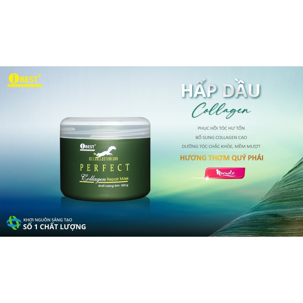 Hấp dầu Collagen iBest 600g VÀ  TƠ TẰM IBEST PERFECT COLLAGEN 500g
