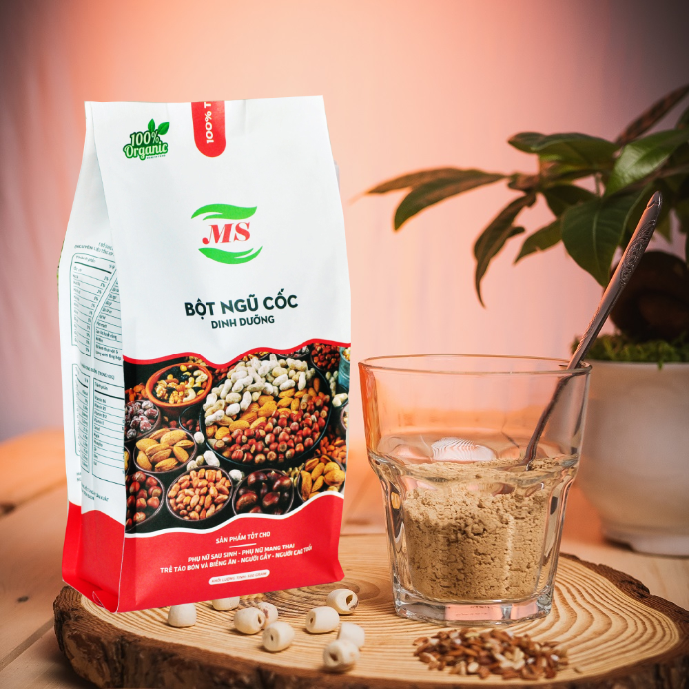 Com bo ngũ cốc dinh dưỡng từ 20 loại đậu & hạt cao cấp - MS ( 1kg/2 gói), Bột ngũ cốc dinh dưỡng.