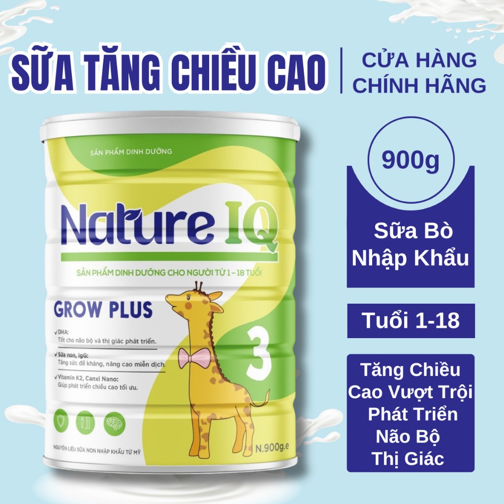 Sữa Nature IQ Grow Plus 900g