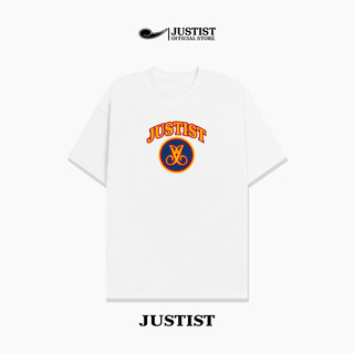 Áo thun Nam Nữ unisex JUSTIST JJ LOGO chất cotton thoáng mát ngắn tay Signature TSJT065