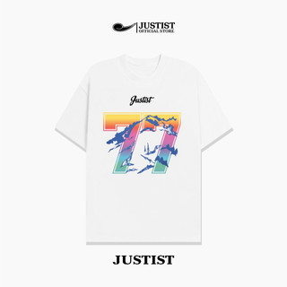 Áo thun Justist Localbrand Unisex 77 Tay Ngắn Cổ Tròn  TSJT069