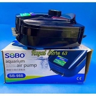 Sobo SB-988 máy tạo oxy cho bể cá 4 vòi (12w)