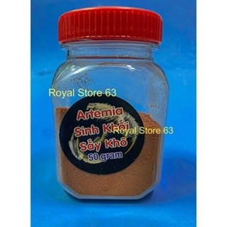 Artermia Sinh Khối Sấy Khô dinh dưỡng cao cấp cho cá cảnh (hủ 50gram)