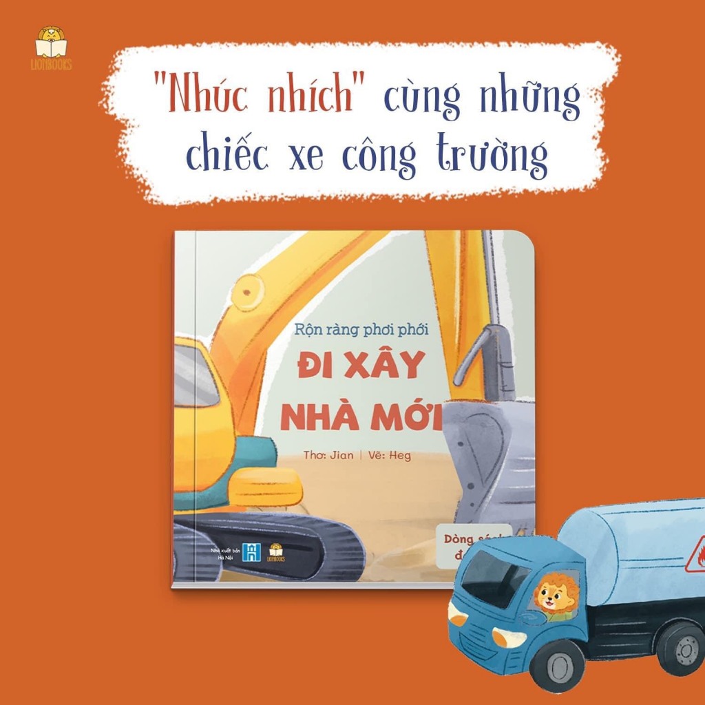Ảnh Sách Thơ Bộ 3 Cuốn: Đưa Bé Đi Chơi - Đi Xây Nhà Mới - Í Ới Lên Đường [Lionbooks] 1