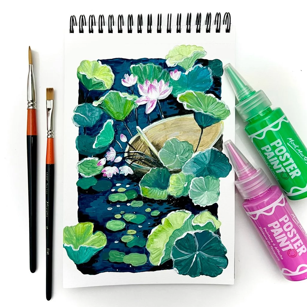 [Hỏa tốc HCM] Cọ Vẽ Màu Nước Happy Series 1845 - Đầu Tròn và Đầu Set - Nhiều Size Khác Nhau