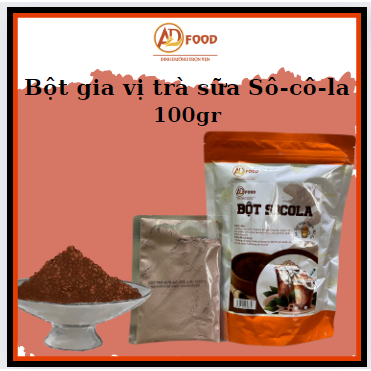 100gr Bột gia vị trà sữa Sô-cô-la nguyên chất