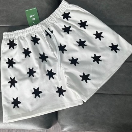 Quần Short Sao In 5D Chất Cotton Phong Cách Trẻ Trung Phù Hợp Đi Biển Du Lịch - Quần Short Nam Nữ Hot Trend New 2024