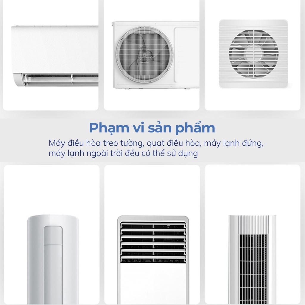Xịt làm sạch điều hòa Cleanz làm sạch diệt khuẩn bằng công nghệ ion bạc Ag+