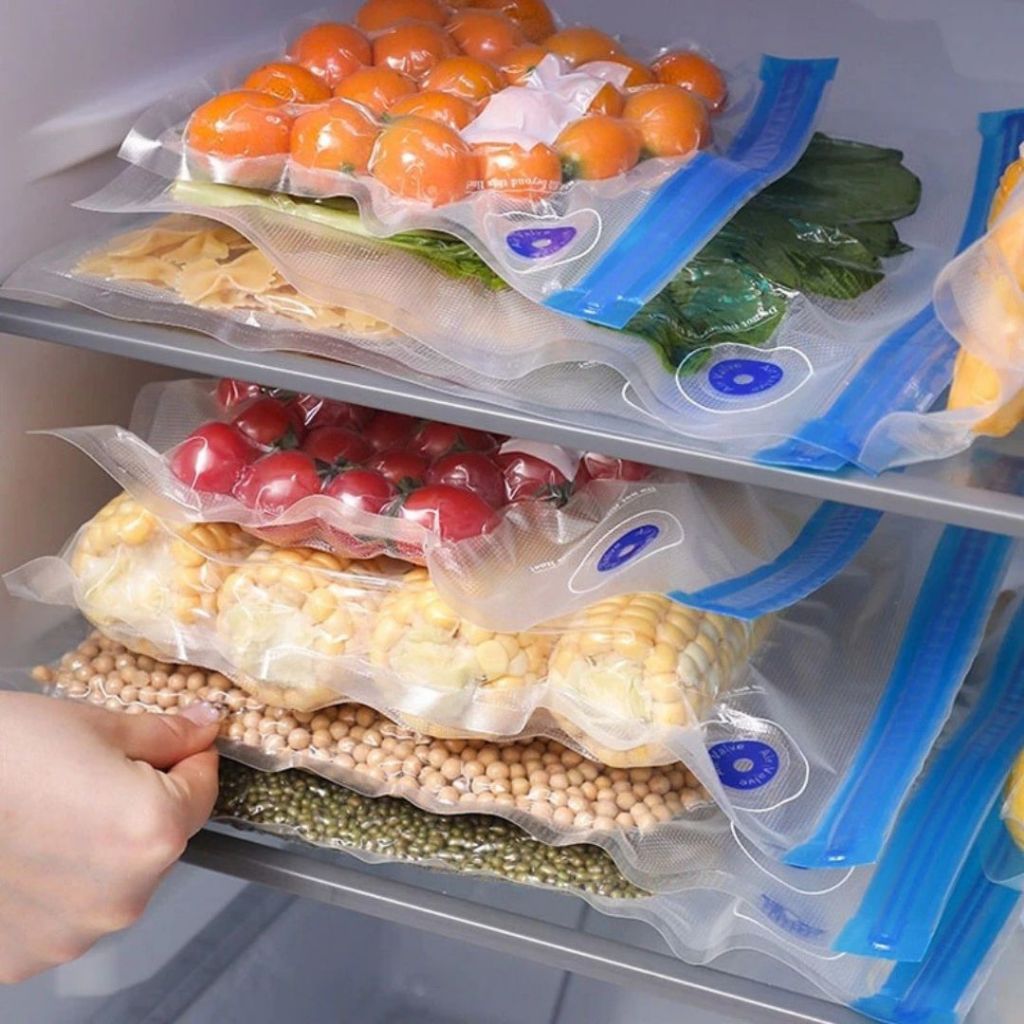 Ảnh Combo túi hút chân không thực phẩm khóa zip bảo quản đồ ăn chất liệu cao cấp an toàn cho sức khỏe 3