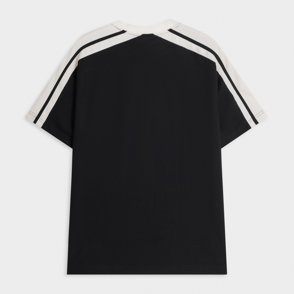 Ảnh Áo Thun Teelab Sporty Side-Line Tshirt Vải Waffle Unisex Form Oversize Local Brand TS257 3