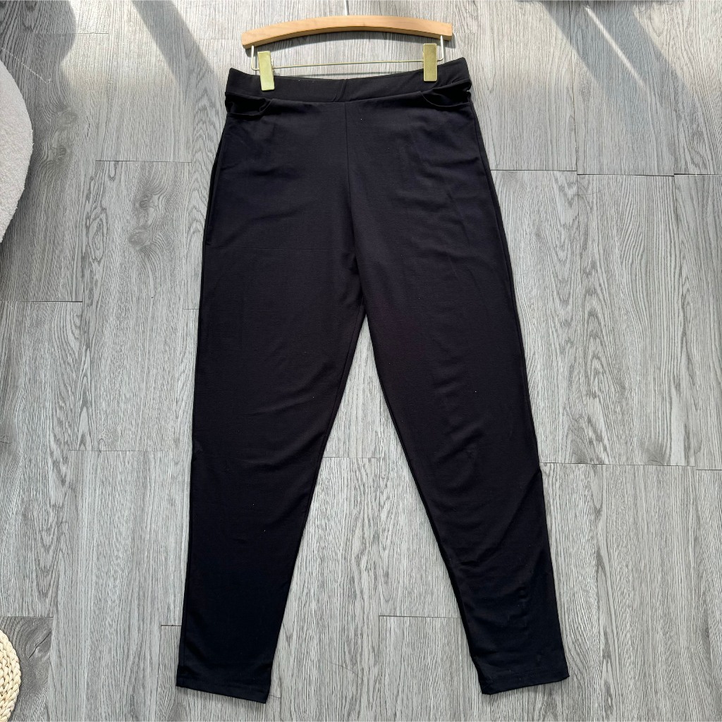 Quần Legging Dài Bigsize Chất Liệu Umi Hàn Co Dãn Phối Được Với Nhiều Loại Áo MÃ QXO