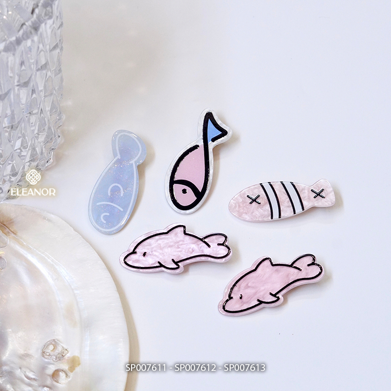 Set kẹp tóc nữ Eleanor Accessories kẹp tóc mái con cá phong cách hàn quốc phụ kiện tóc 7611