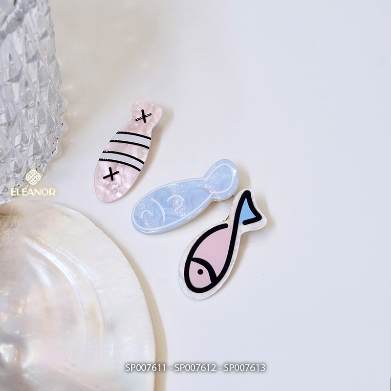 Set kẹp tóc nữ Eleanor Accessories kẹp tóc mái con cá phong cách hàn quốc phụ kiện tóc 7611