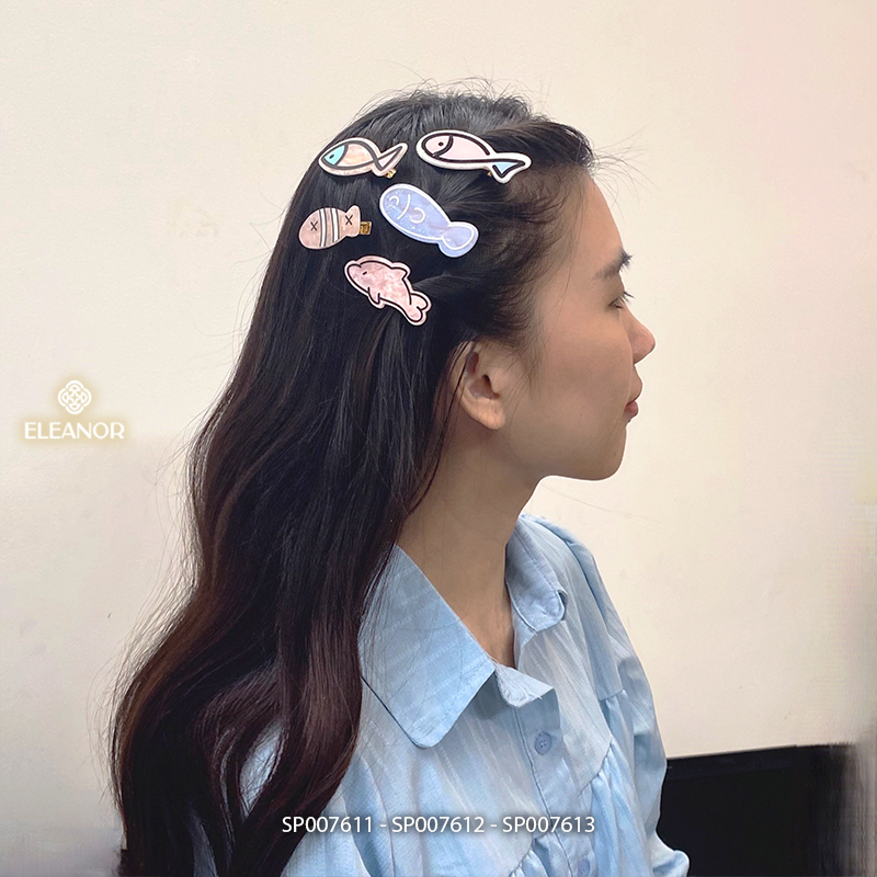 Set kẹp tóc nữ Eleanor Accessories kẹp tóc mái con cá phong cách hàn quốc phụ kiện tóc 7611