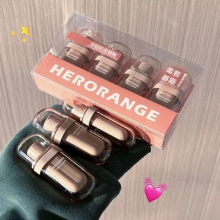 Set Son Kem Hero 4 Màu Trang Điểm Mịn Màng Lâu Trôi (Vỏ Be)