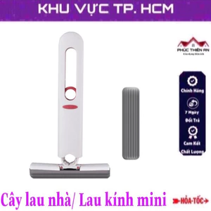 Cây lau nhà, lau kính mini cầm tay - nhỏ gọn, đa năng, tiện dụng