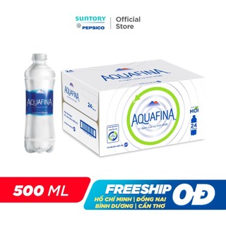 [SALE 15.7] Thùng 24 Chai Nước tinh khiết Aquafina (500ml/chai)