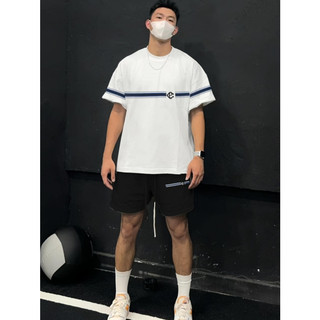 Bộ Thun Nam Chepol Cao Cấp, In Họa Tiết Đẹp, Chất Cotton, Co Giãn, 2 Chiều, Mềm Mịn ( Áo Thun Trắng + Quần Đùi )-CPT260