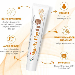 Kem Dưỡng Da Giảm Thâm Nám Fixderma Skarfix Plus Cream 15g UNISON